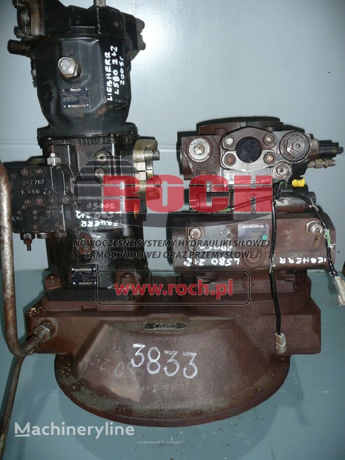 Liebherr PVG 350+ 10013938+ A10V071+10470657 hydraulic pump for Liebherr L580 2+2 wheel loader