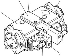 New Holland LC10V00029F4R hydraulic pump for SK350-8 SK350-9 excavator
