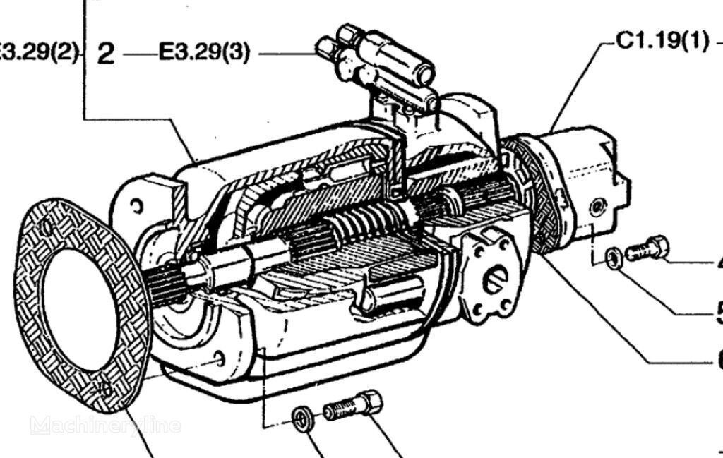 New Holland 70523-RAP 70523-RAP hydraulic pump for construction equipment