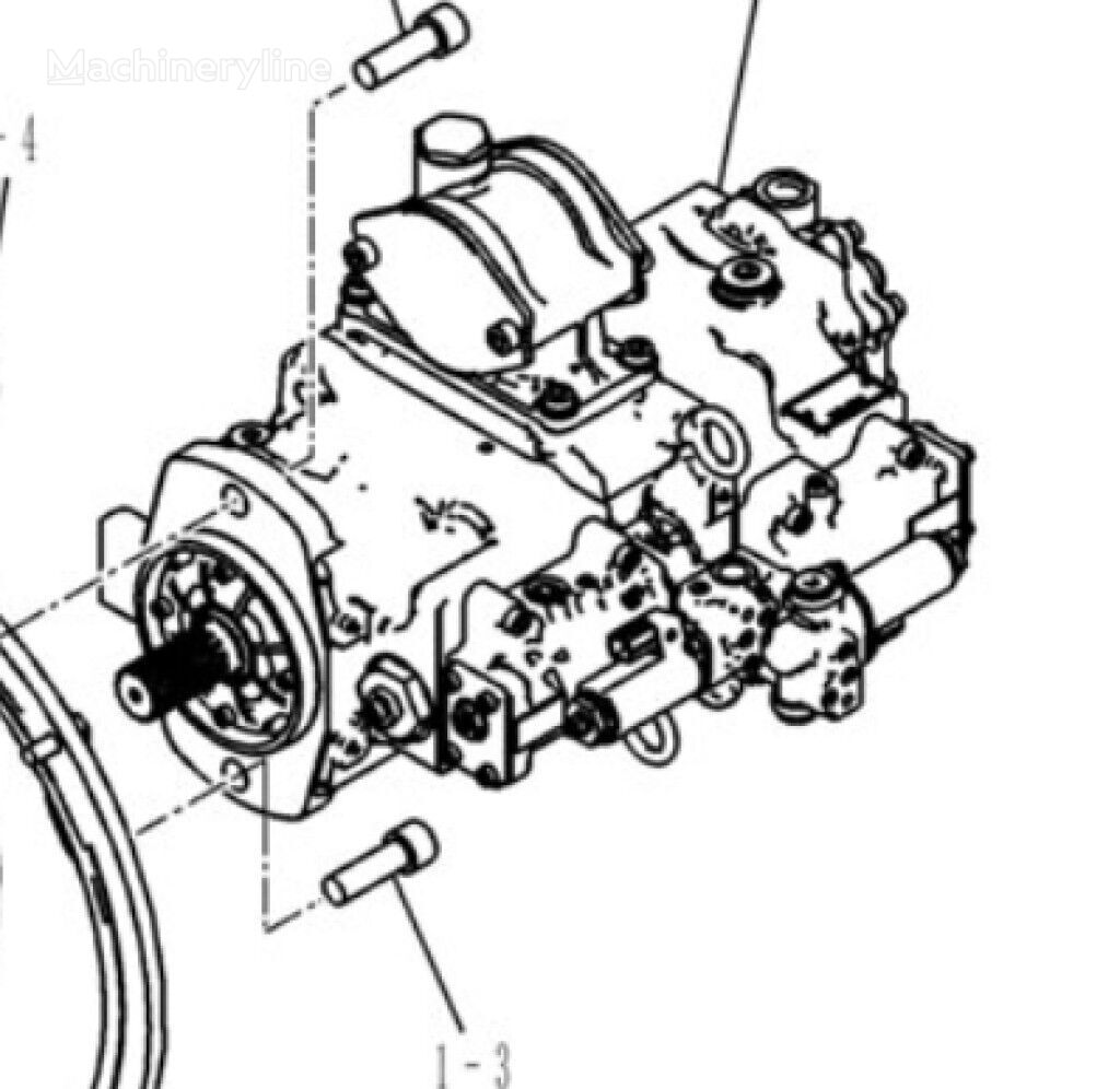 гидронасос New Holland YY10V00013F4 YY10V00013F4 для экскаватора New Holland E135B E135BSR E135SR E140CSR E160CBR