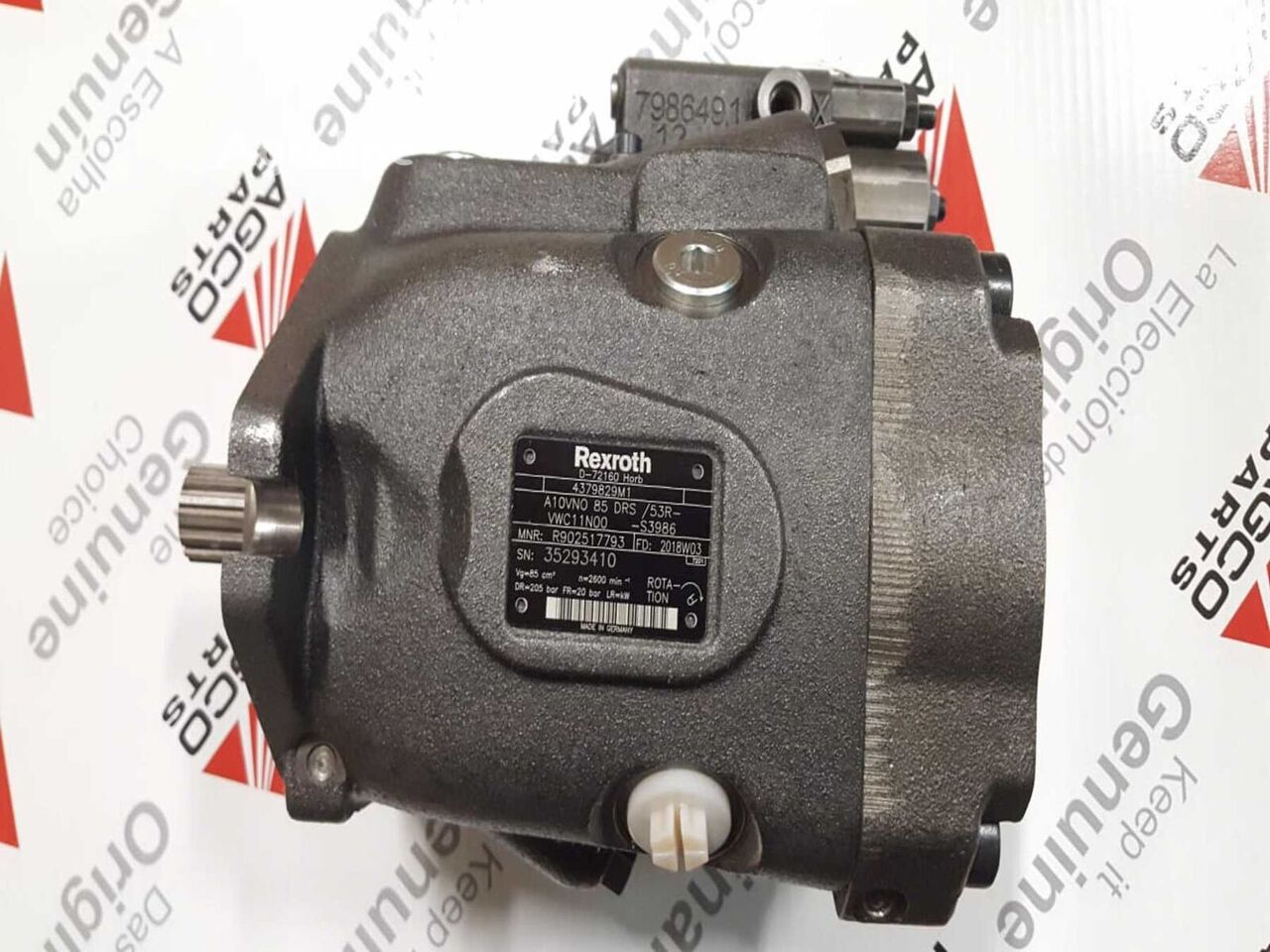 Pompe hydraulique Par : MASSEY FERGUSON 6700 7700 DYNA VT

 479829M1 pour tracteur à roues Massey Ferguson 6700 7700 - Agroline