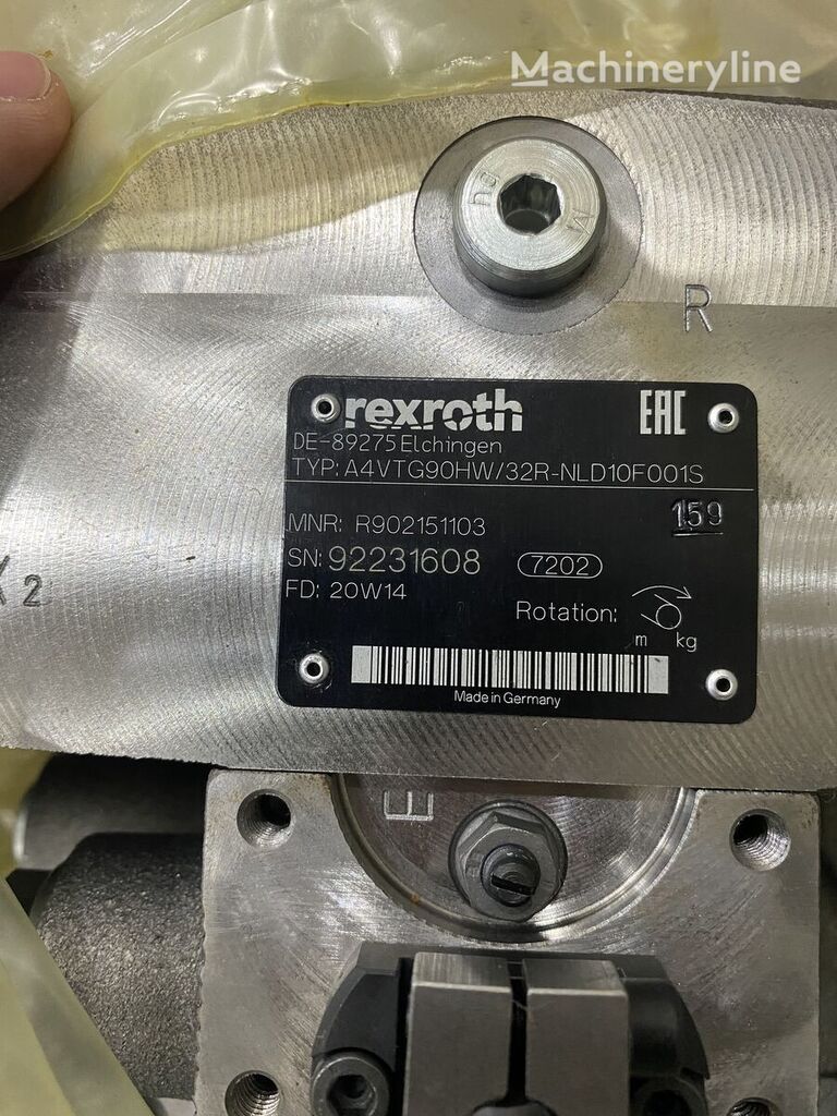 Rexroth A4VTG90HW/32R-NLD10F001S bomba hidráulica para camión hormigonera