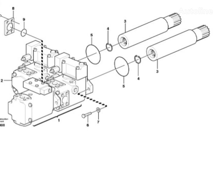 гідравлічний насос Volvo главный насос (Hydraulic pump) VOE11173536 до фронтального навантажувача Volvo L220D