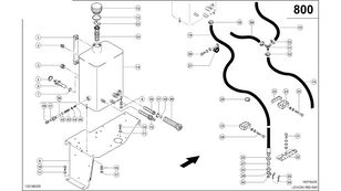 hydraulic tank for Claas Lexion 560  grain harvester