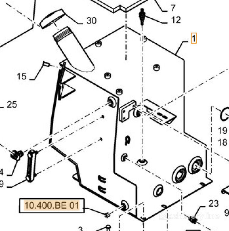 Гидравлический бак Case 47395718 47395718 для строительной техники 850M - Machineryline