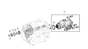 hidraulikos bakas John Deere AL227590 ratinio traktoriaus John Deere 6230 6250