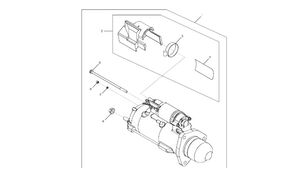 RE515727 ignition lock for John Deere 9470RX crawler tractor