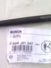 رشاش MAN Trubka toplivnaya BOSCH F00RJ01247 لـ السيارات القاطرة MAN TGA