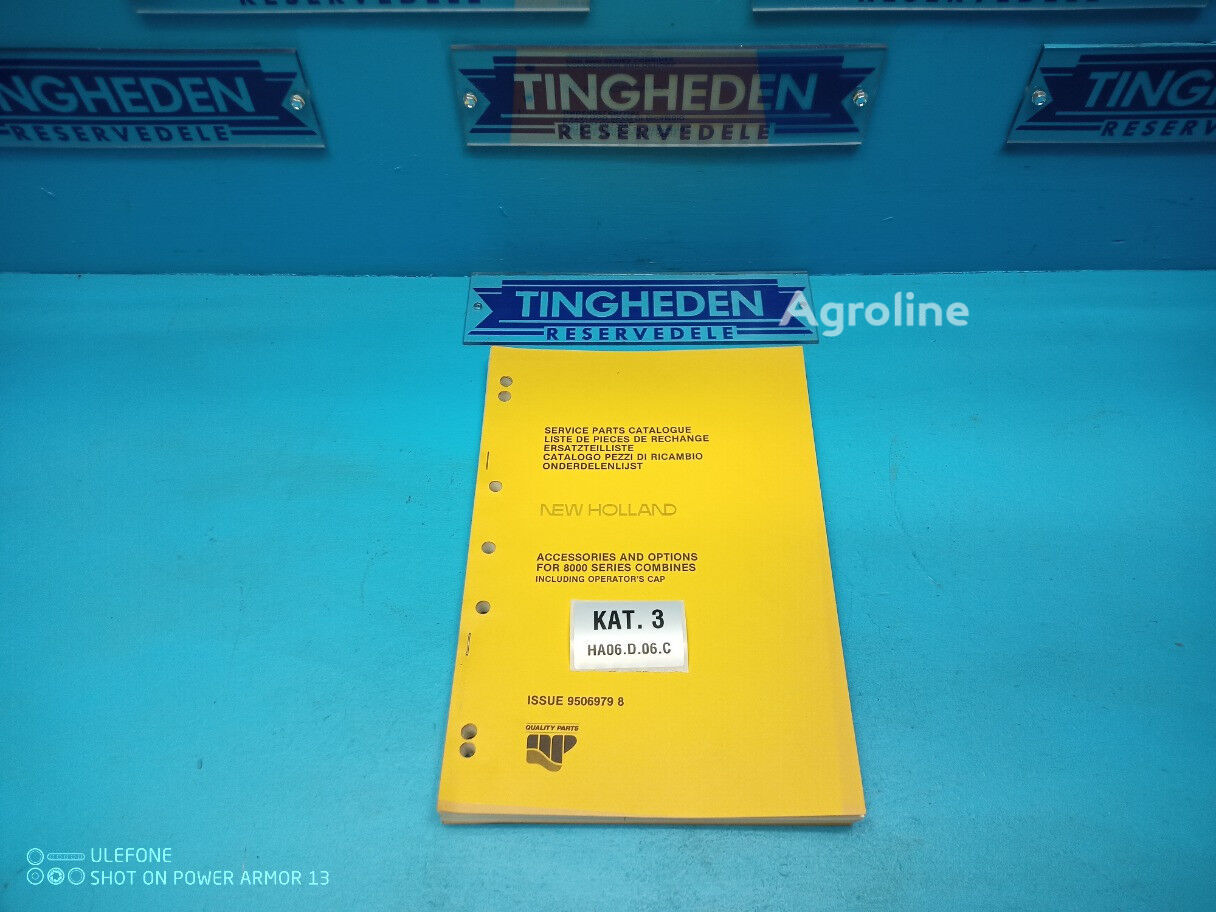 Manuel d'utilisation pour New Holland 8080 - Agroline