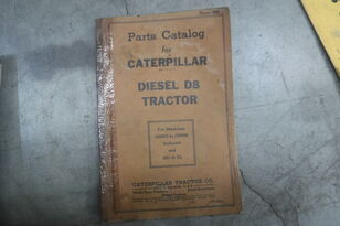 manual de utilização Caterpillar D8 para bulldozer Caterpillar  D8