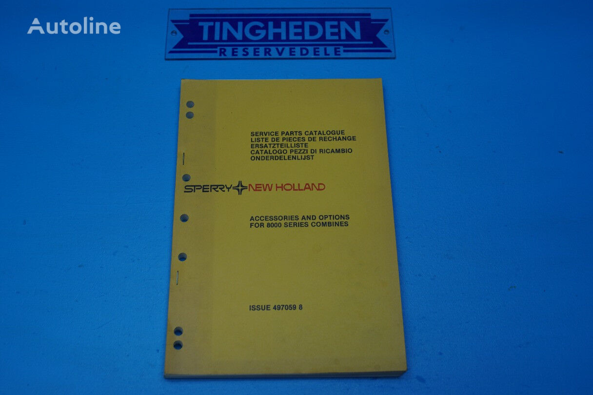 New Holland 8060 instruction manual