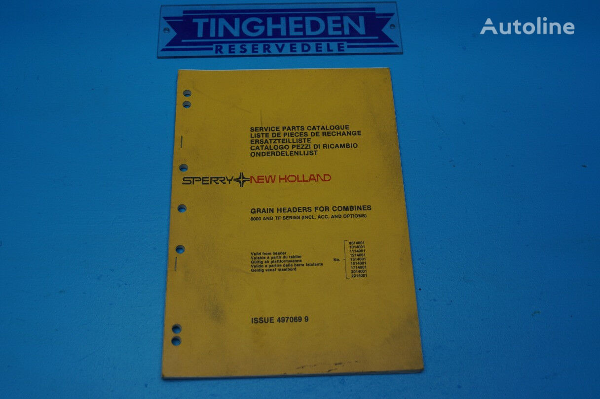 New Holland 8080 manual de instrucciones