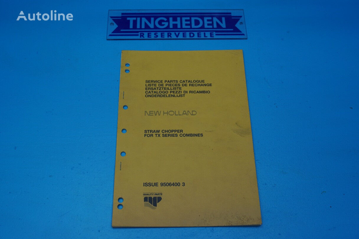 New Holland TX36 instruction manual