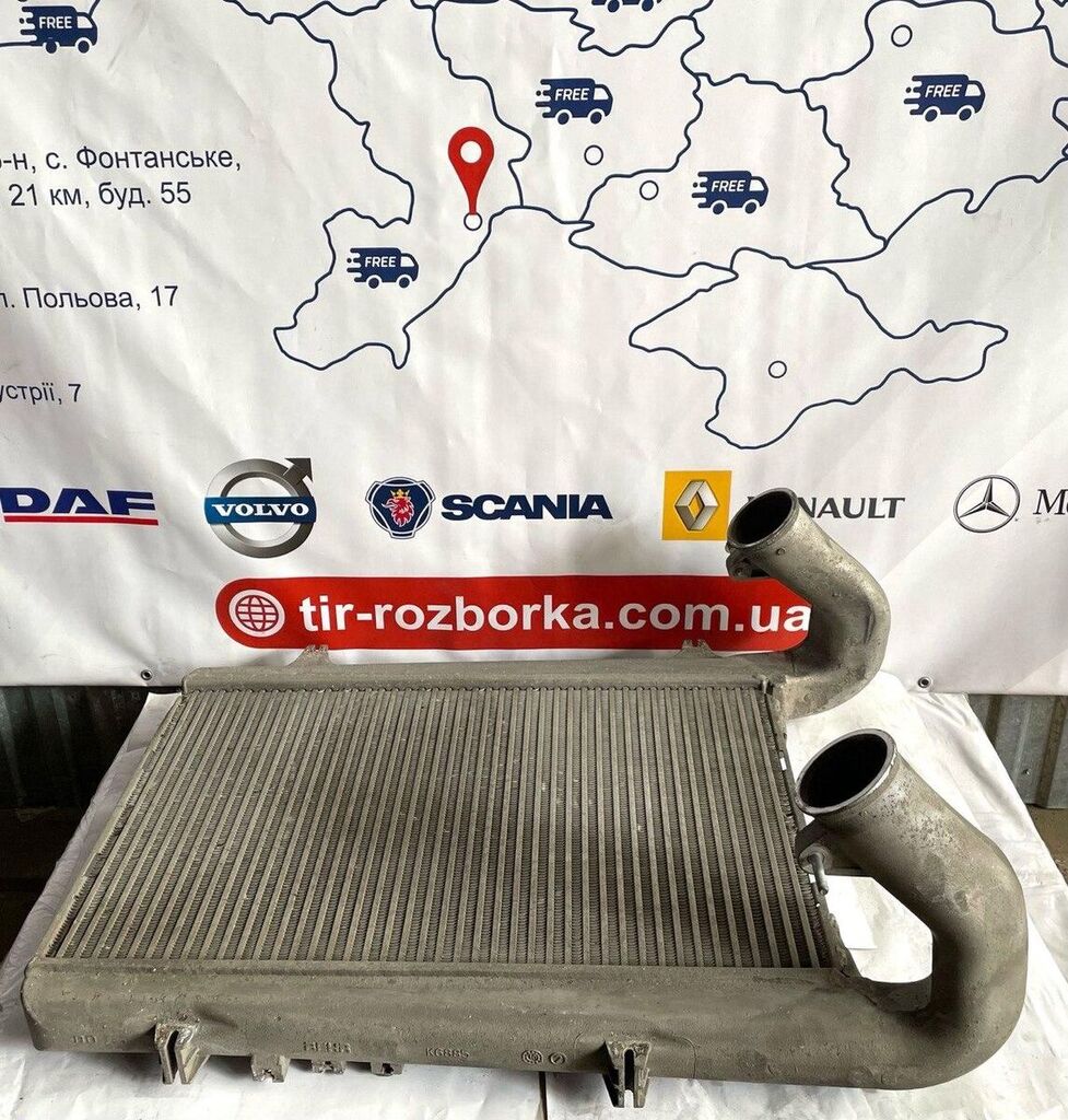 DAF Interkuler DAF XF 105 EURO 5 1691394 intercooler for DAF XF105 truck tractor