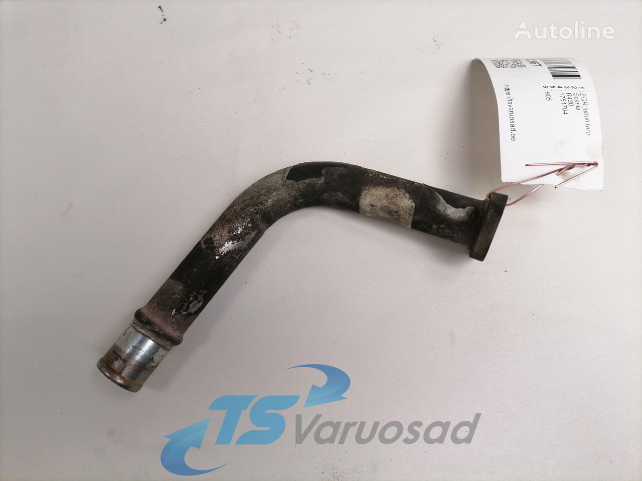 Scania EGR cooler pipe 1751704 intercooler for Scania R420 truck tractor