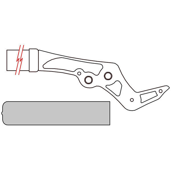 VESCO RĘKOJEŚĆ T10-R11 do T10 T20 60cm cuchillo para maquinaria para jardinería