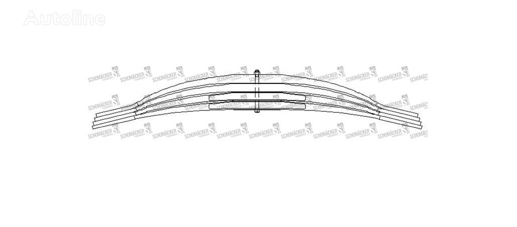 ASTRA Schomäcker 24636900, O.E. 98185269 leaf spring for truck