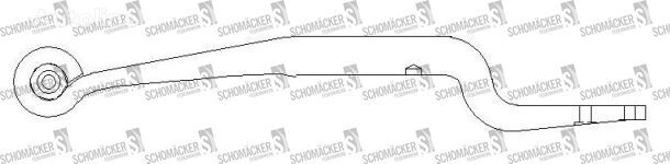 листовая рессора BPW Schomäcker 88170900, O.E. 0508213952 для полуприцепа
