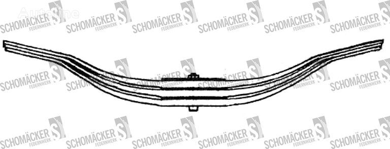 листова ресора BPW Schomäcker 88615400, O.E.0508204260 до напівпричепа