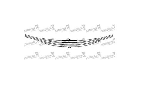 листовая рессора BPW Schomäcker 88615500 O E 508204300 Nr для полуприцепа