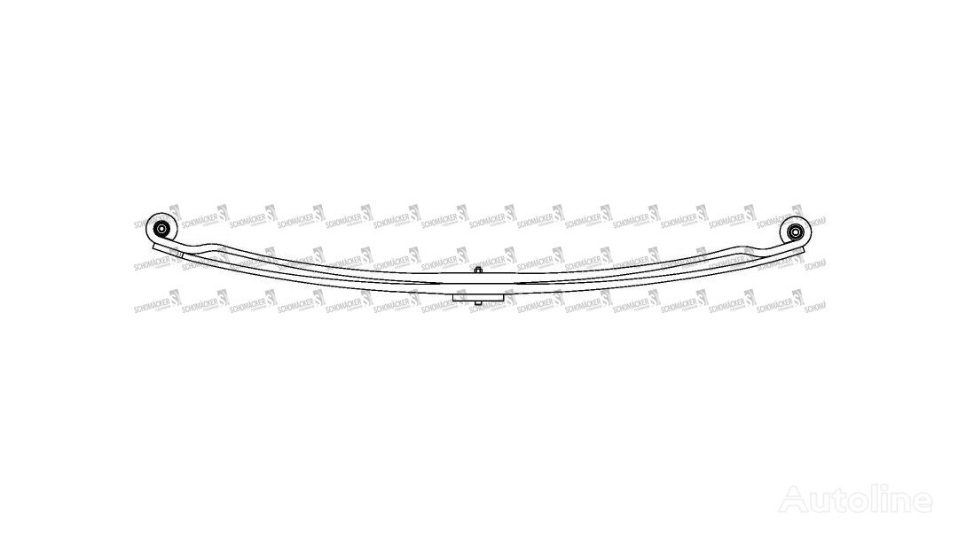 DAF Schomäcker 294120, O.E. 1700733 O.E. leaf spring for truck