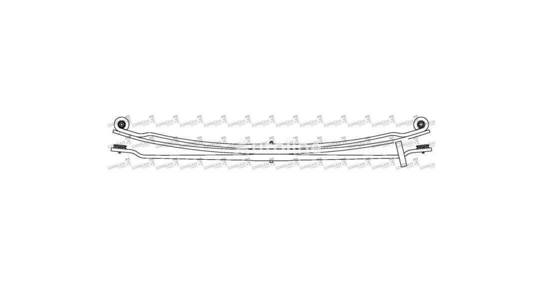 ressort à lames DAF Schomäcker 294250, O.E. 1700740 O.E. pour camion