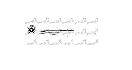 ressort à lames Gigant Schomäcker 27038700, O.E. 609074 Nr pour semi-remorque