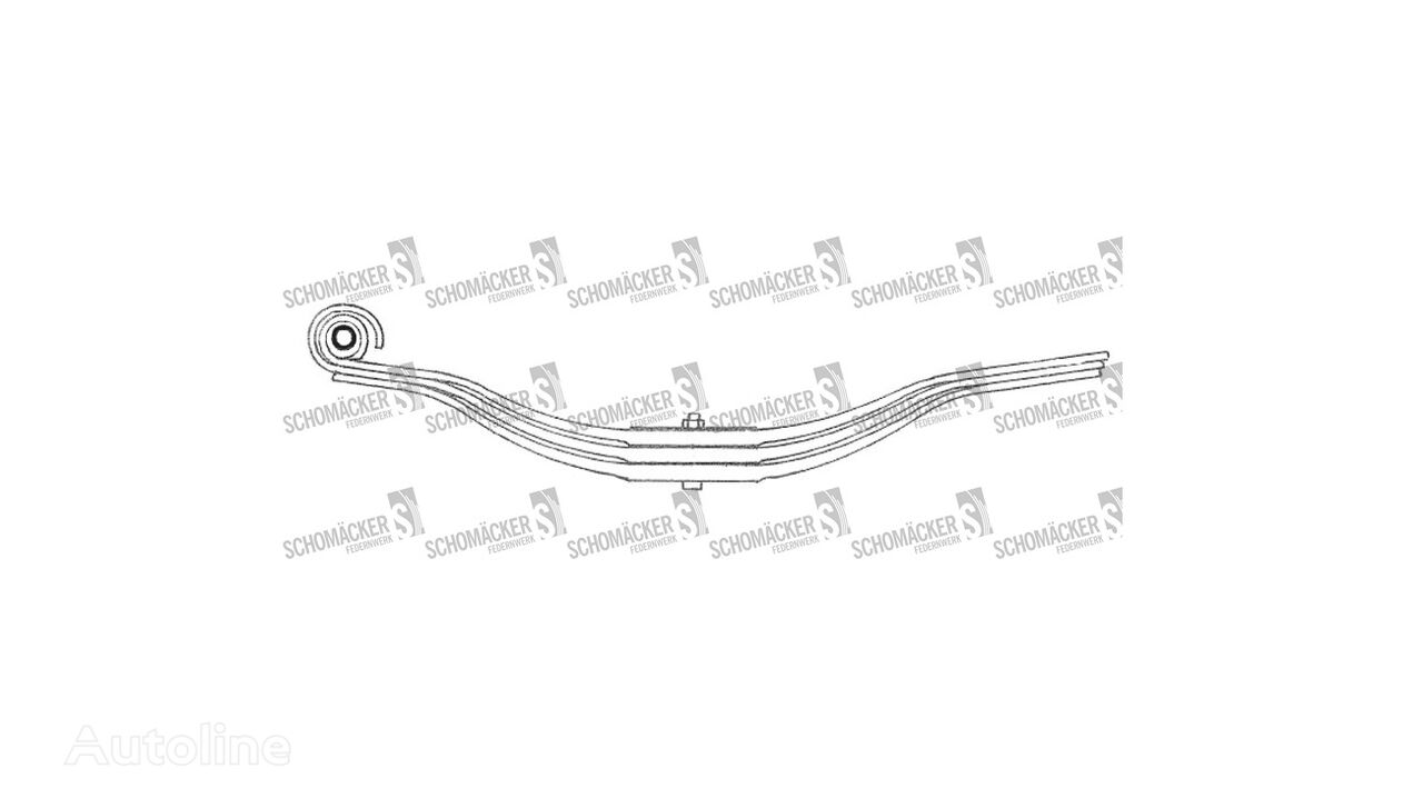 Hüffermann Schomäcker 23722800, O.E. 6AF0005004 6AF0005004 leaf spring for trailer