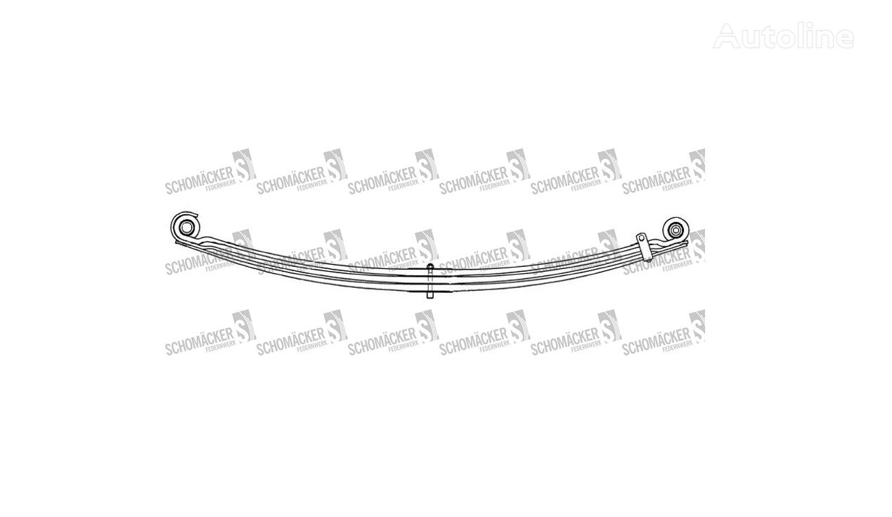 ressort à lames IVECO Schomäcker 669849, O.E. 41032371 41032371 pour camion