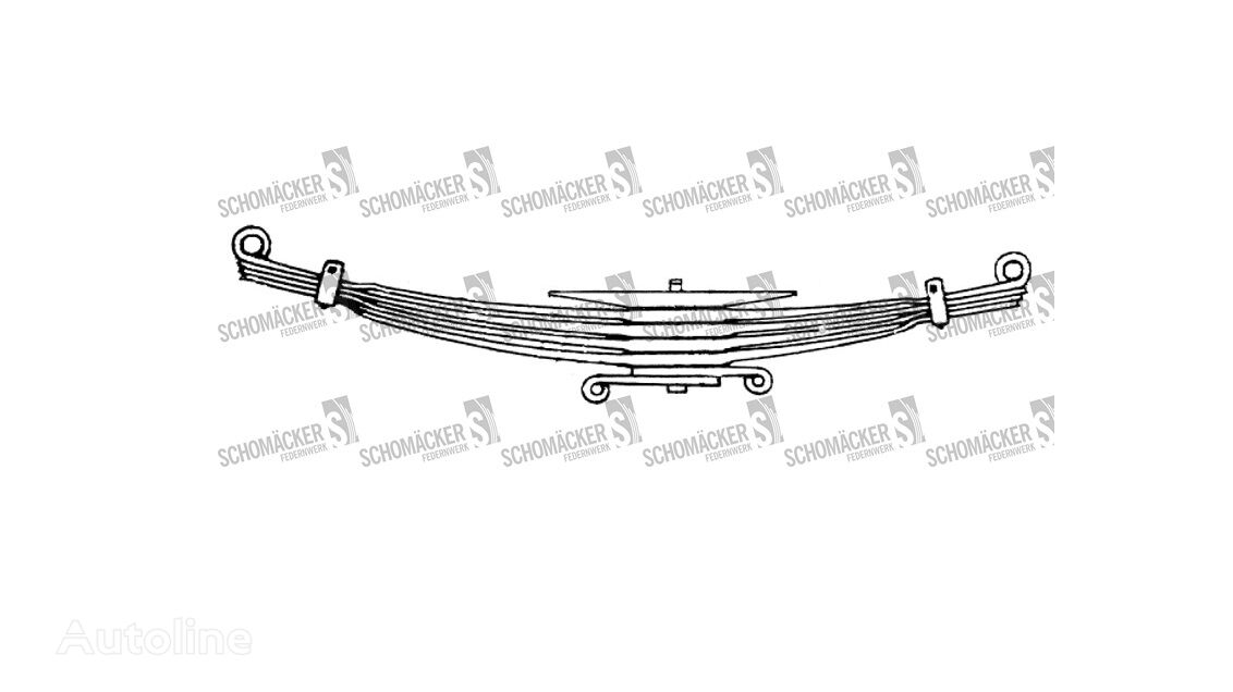 MAN Schomäcker 72784000|O.E. 82434006030 leaf spring for truck