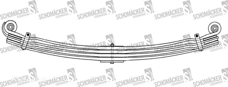 листовая рессора MAN Schomäcker 72989000, O.E. 81434026707 для грузовика