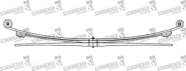 листовая рессора Mercedes-Benz Schomäcker 337810, O.E. 9063200206 9063200206 для грузовика