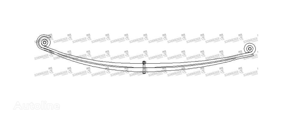 ressort à lames Renault Schomäcker 85010300|O.E. 5010557734 pour camion