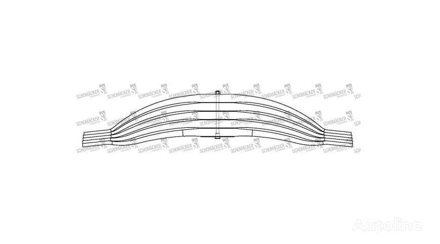 Scania Schomäcker 90211000 O E 2292978 2292978 leaf spring for truck