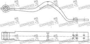 arc lamelar Schmitz 016501, 2661010 Nr OE: 016501 pentru semiremorcă Schmitz Cargobull