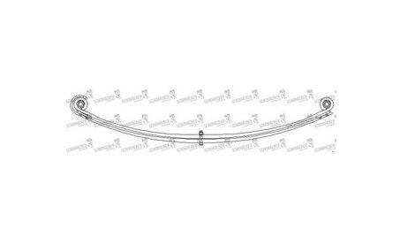 Volvo Schomäcker 09736000, O.E. 22477158 Nr leaf spring for truck - Autoline