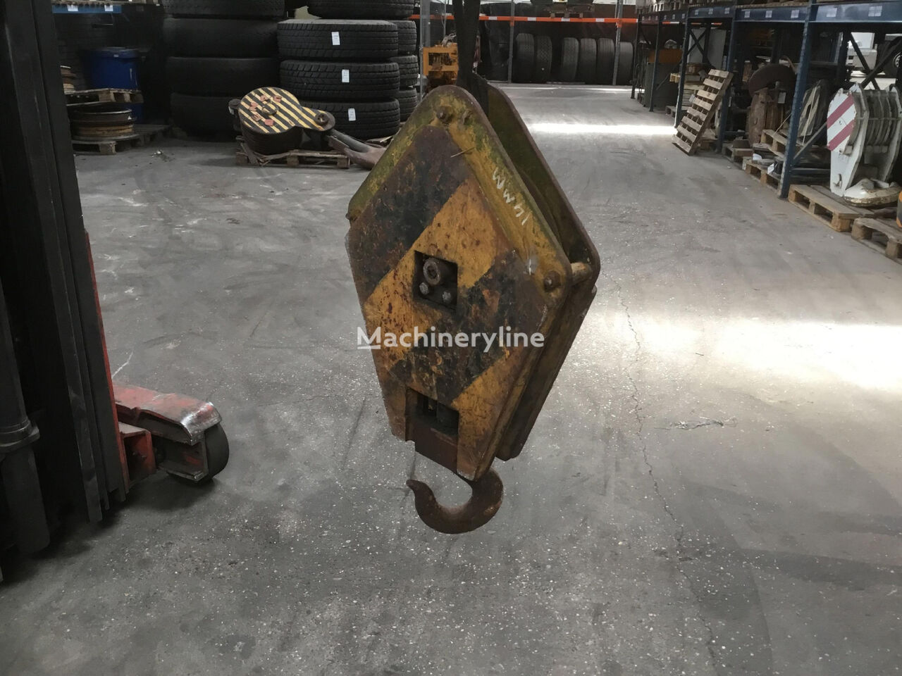 Hookblock 14mm 1 sheave lifting block for mobile crane