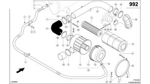 коллектор Claas Lexion 560 RURA ZASYSANIA POWIETRZA  0007965091 (Silnik; układ f 0007965091 для зерноуборочного комбайна Claas Lexion 560