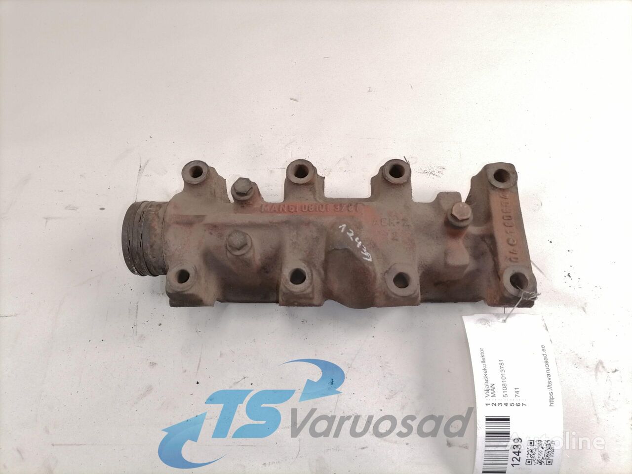 izpušni kolektor MAN Exhaust mainfold 51081013781 za vlačilec MAN