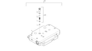 New Holland T6090 T6070 Kolektor 87444976 87444976 colector para New Holland T6090 T6070 tractor de ruedas