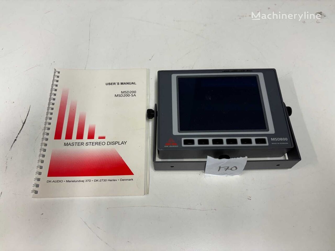 Display DK-Audio MSD800 monitor voor industriële machines