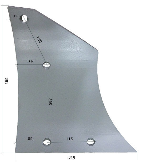 mouldboard shin for Skjold plough