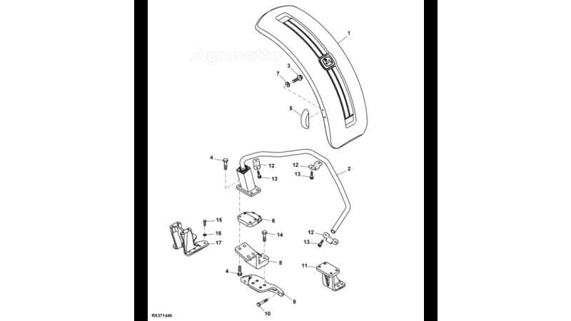 Калник за колесен трактор John Deere 8345R - Agroline