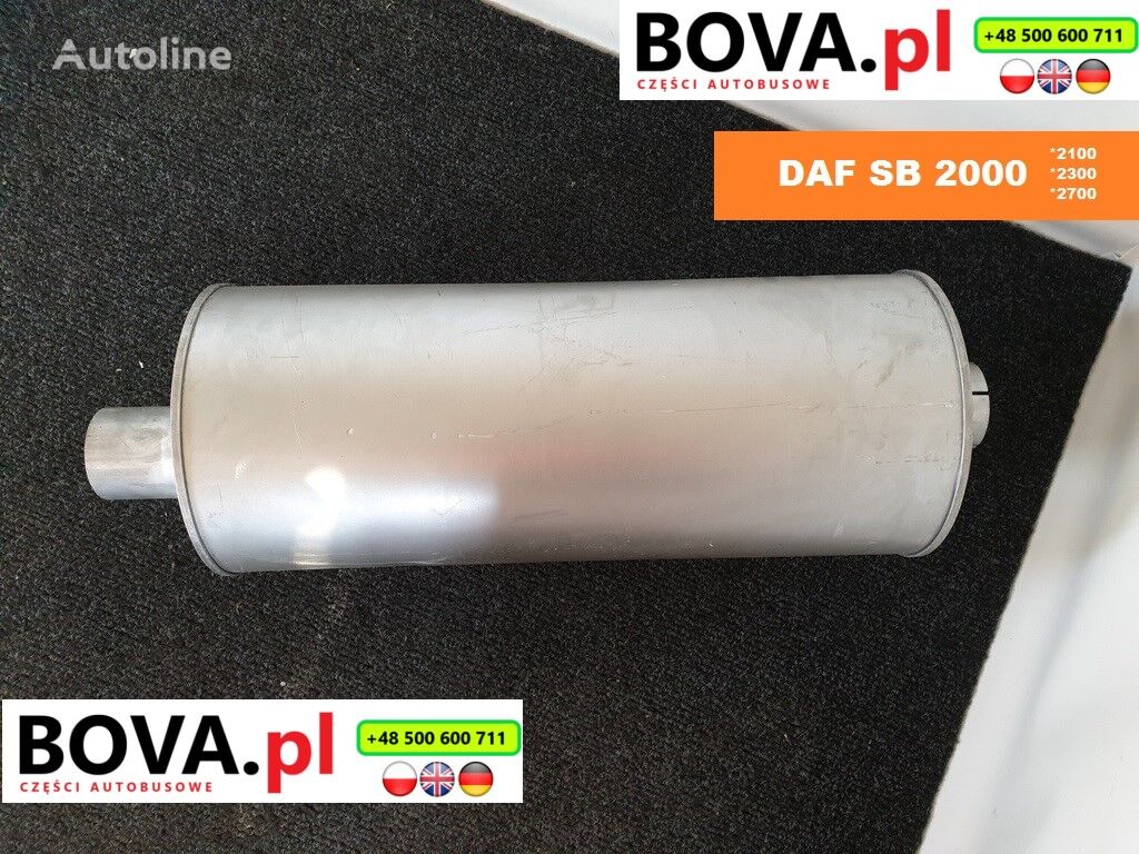 silenciador para DAF SB 2300, SP 2100, SP 2200 autobús