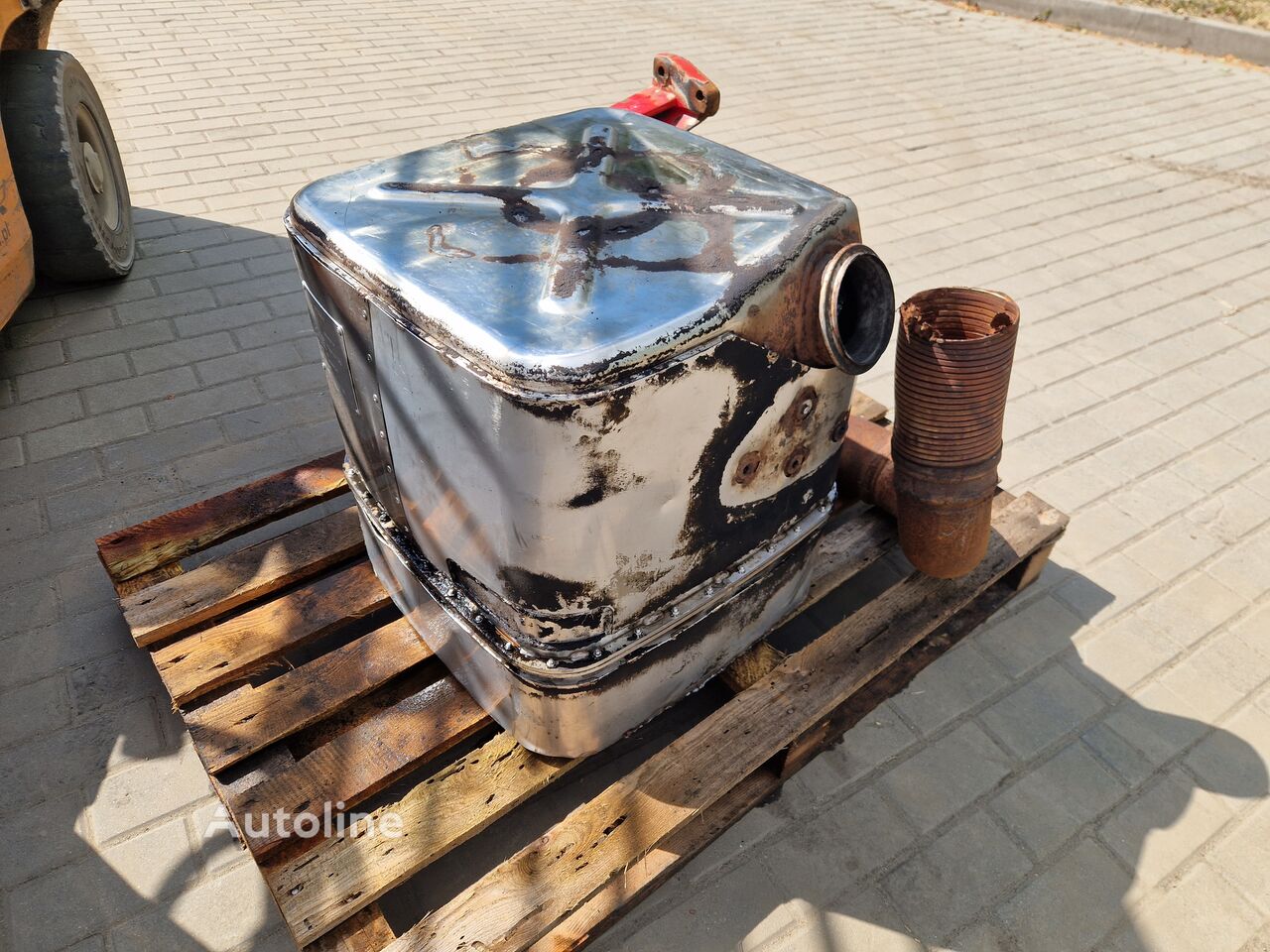 트럭 Scania 94 / 114 / 124 / R series용 소음기 Scania 93616135 - Autoline