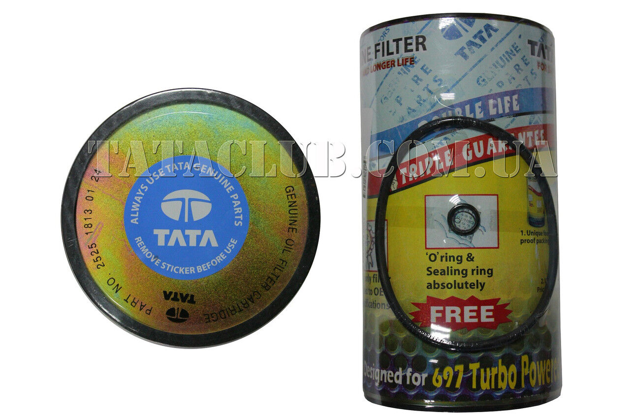 filter oli Tata vstavka dvs 252518130124 untuk truk Tata 613 EI,613 EII