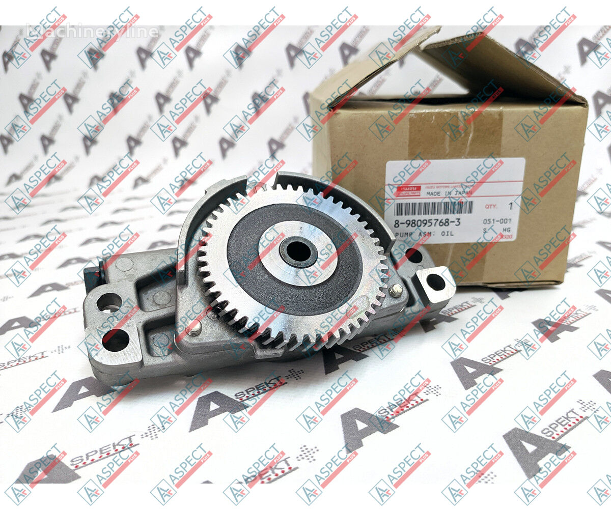 Isuzu 8980957683 bomba de aceite para Hitachi EX40U, EX50U, TX75US, ZX40U, ZX50U, ZX70-3  miniexcavadora