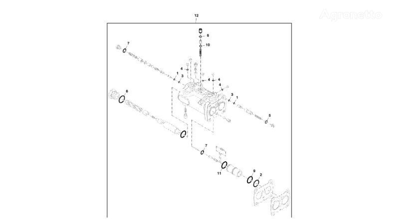 другая запчасть тормозной системы Zestaw uszczelnienia RE344610 для трактора гусеничного John Deere 9470RX