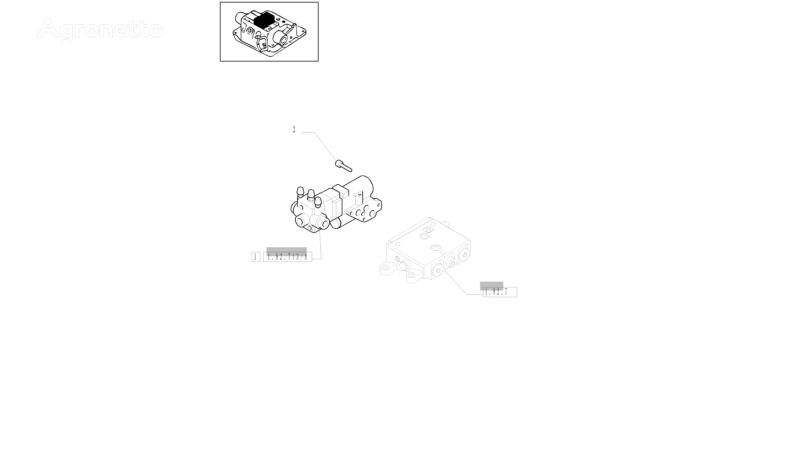 Zawór hamulca other brake system spare part for New Holland T6010 T6090 T6070 wheel tractor