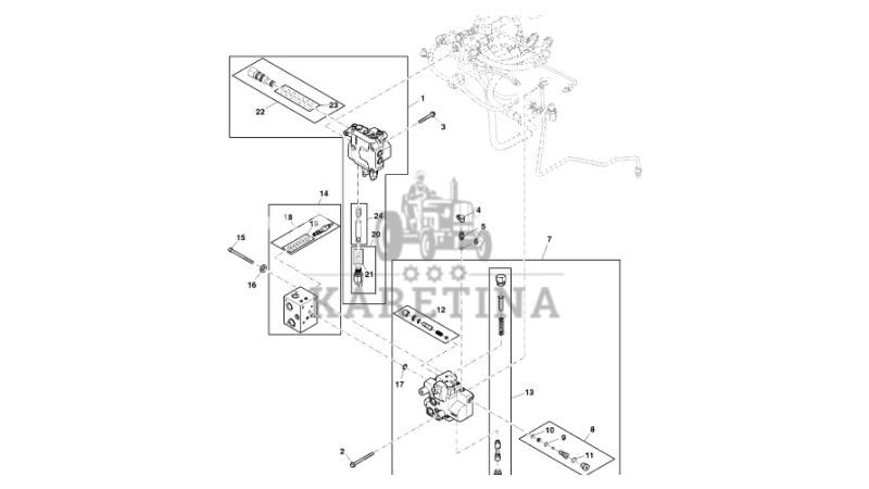 John Deere 9470RXのためのRE575092 その他のブレーキシステムスペア部品 - Agroline